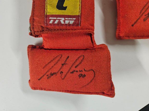 1994 Ayrton Senna Sabelts signed and dated