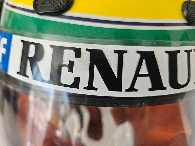 1994 Ayrton Senna kart race used helmet signed
