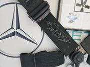2010 Michael Schumacher Monaco GP Willians seat belts signed