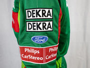 1991 Michael Schumacher Jordan Grand Prix Racing Formula 1 Stand 21 Replica Racing Suit and Cap