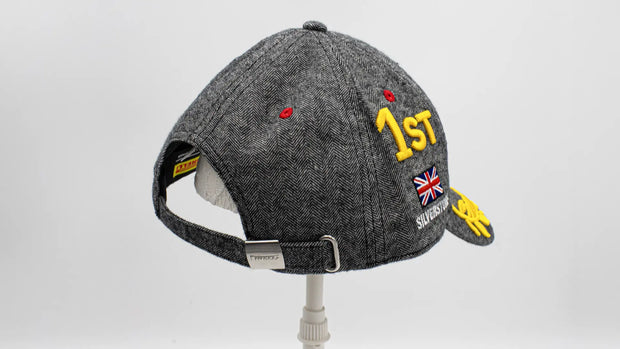 2021 Lewis Hamilton | Signed Ferrari Trento 1st Place Champagne Bottle and Silverstone Podium Cap