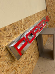 Porsche Illuminated Reflective Dealer Sign