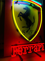 2000's Ferrari official dealer neon sign