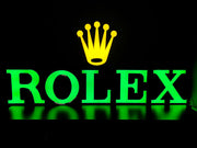 2000s Rolex official dealer illuminated sign