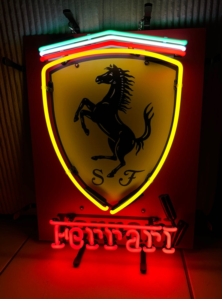 2000's Ferrari official dealer neon sign