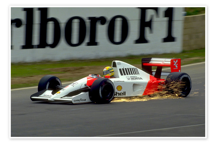 1991 Ayrton Senna McLaren MP4/6 Brake disk signed