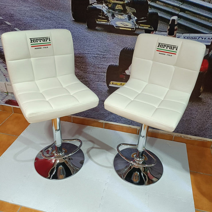 Set of 2 Scuderia Ferrari Modena Stools 1/9