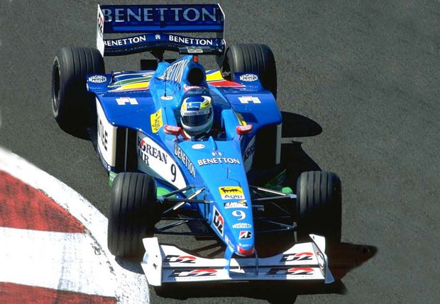 1999 Giancarlo Fisichella race used helmet