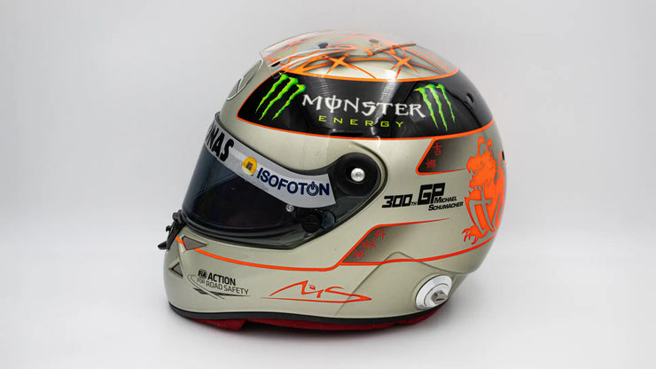 2011 Michael Schumacher Mercedes-AMG Formula 1 Schuberth Replica Helmet