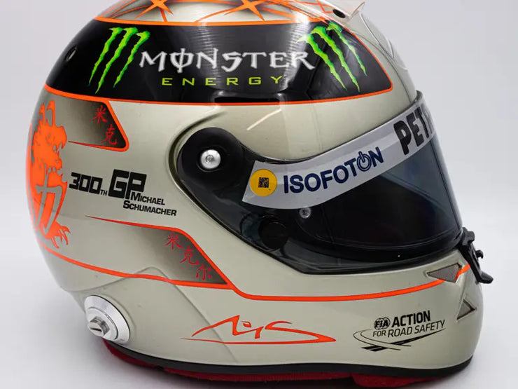 2011 Michael Schumacher Mercedes-AMG Formula 1 Schuberth Replica Helmet