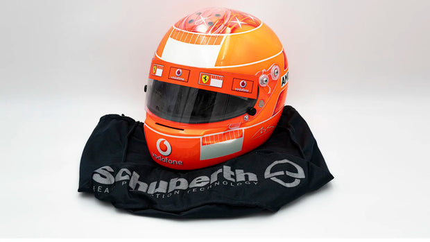 2007 Michael Schumacher Scuderia Ferrari Schuberth Signed Q2 Kart Helmet