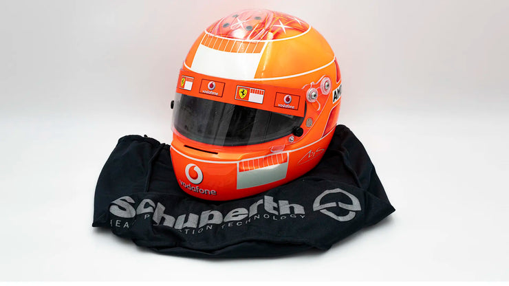 2007 Michael Schumacher Scuderia Ferrari Schuberth Signed Q2 Kart Helmet