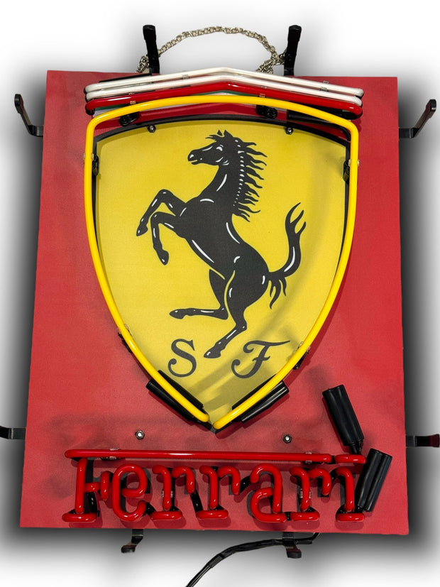 2000's Ferrari official dealer neon sign