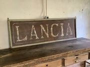 1930s Lancia official dealer vintage sign