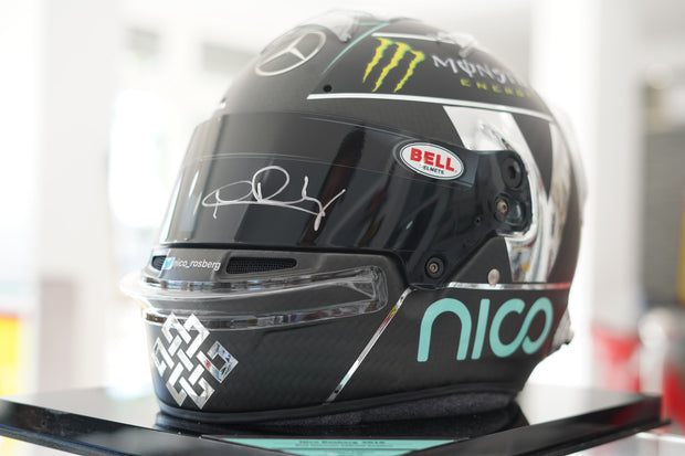 2016 Nico Rosberg Bell Signed Limited Edition official Replica Helmet