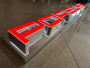 Porsche Illuminated Reflective Dealer Sign