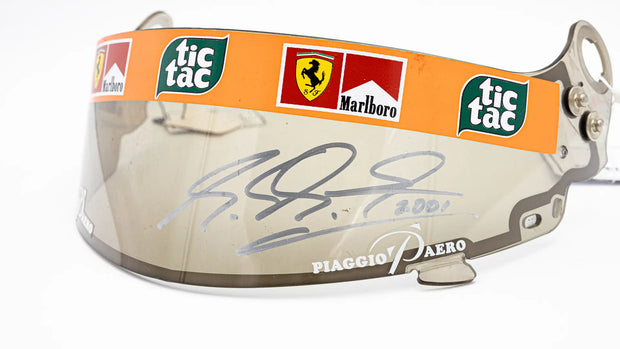 2001 Michael Schumacher Scuderia Ferrari Formula 1 Signed Visor
