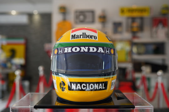1992 Ayrton Senna Shoei Limited Edition Japanese GP with Sid Brasil ce – Formula 1 Memorabilia