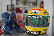 1994 Ayrton Senna signed race used shoes