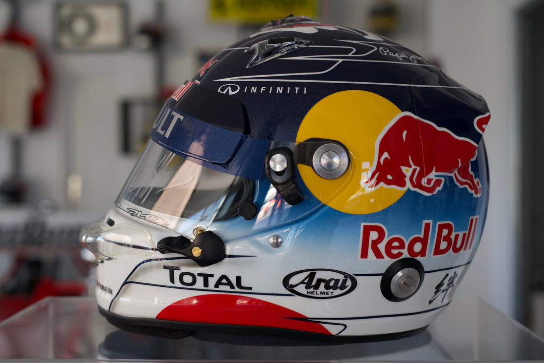 2011 Sebastian Vettel Japanese Grand Prix helmet – Formula 1