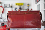 1968 original BMW travel leather bag