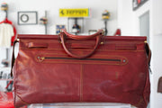 1968 original BMW travel leather bag