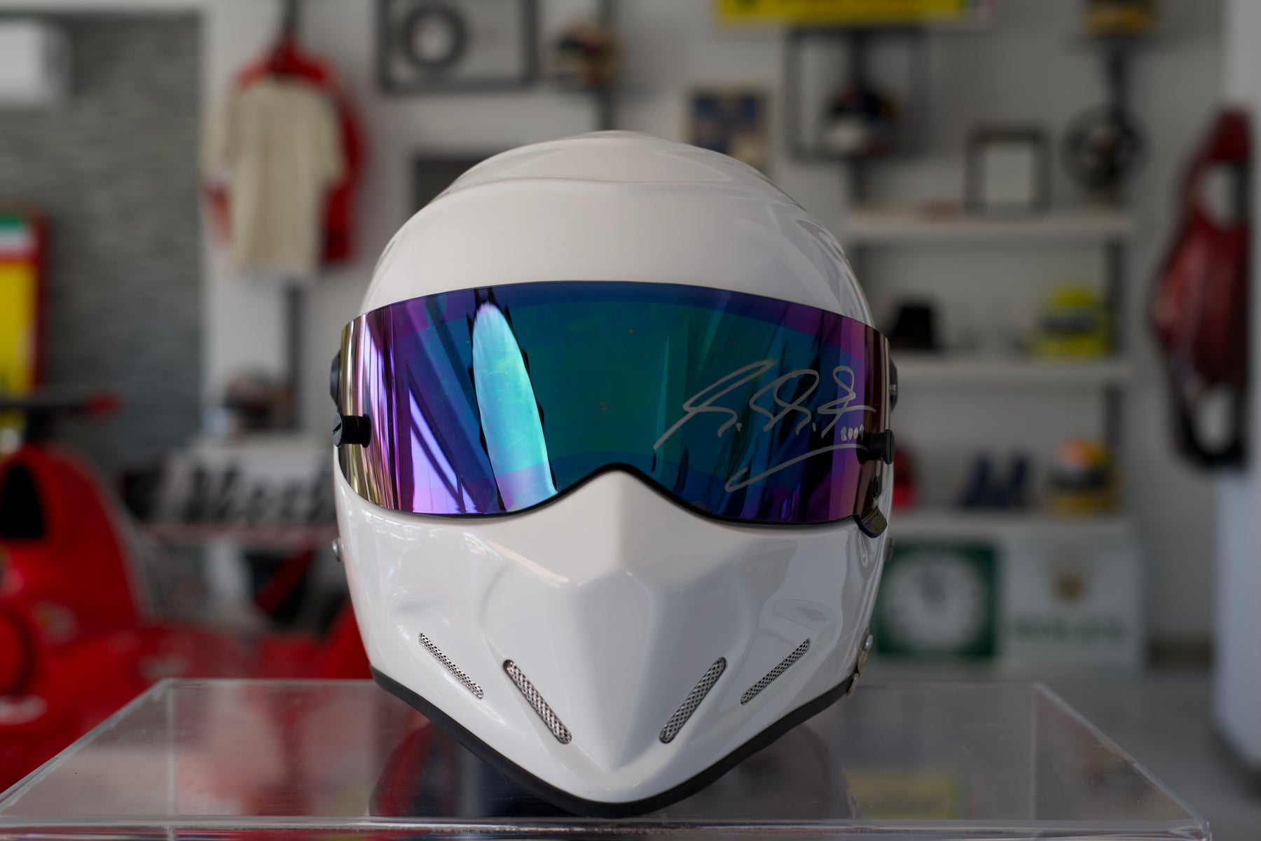 top gear stig helmet 2009 The Michael Schumacher race signed Kettentyp:Ich tune deine neue Kette mit Dry Fluid Heißwachs Puky Z2 - kaufen pre-strung inspired style Bring a