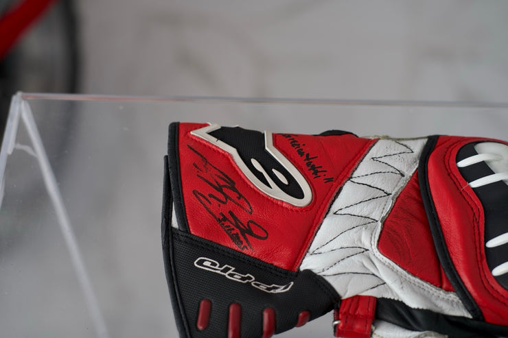 Michael Schumacher motorcycle gloves