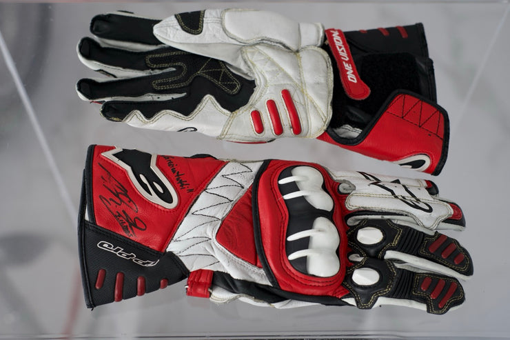 Michael Schumacher motorcycle gloves