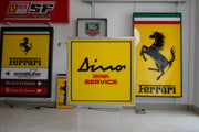 1981 Dino Ferrari official dealer Service illuminated double side sign