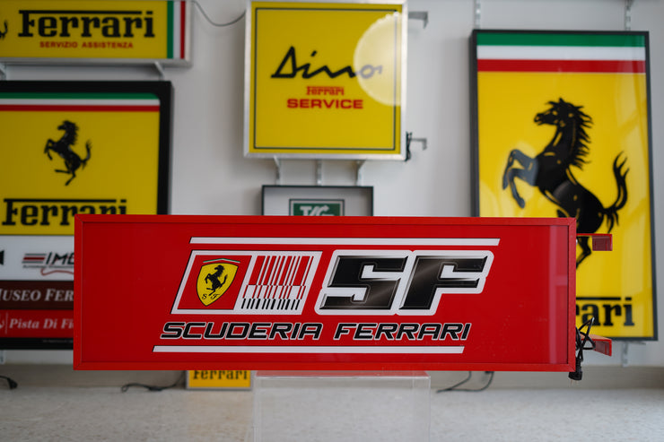 2009 Ferrari Official Paddocks F1 double side illuminated sign