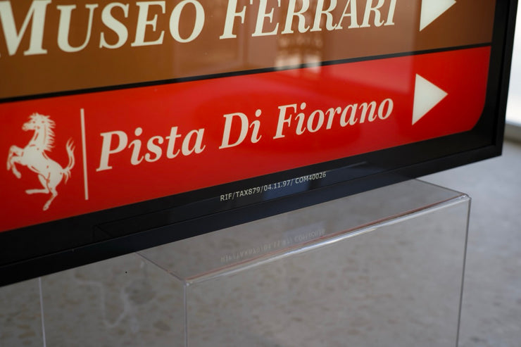 1998 Ferrari official Museo, Imola, Fiorano illuminated sign