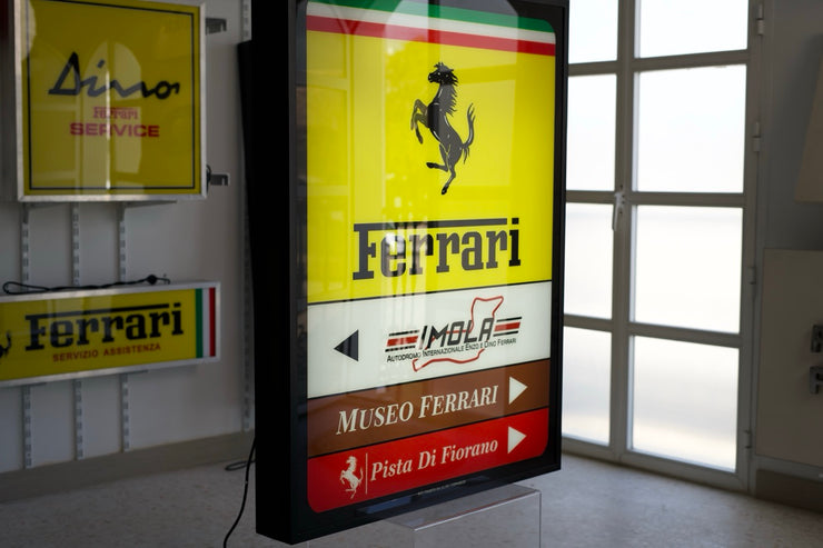 1998 Ferrari official Museo, Imola, Fiorano illuminated sign