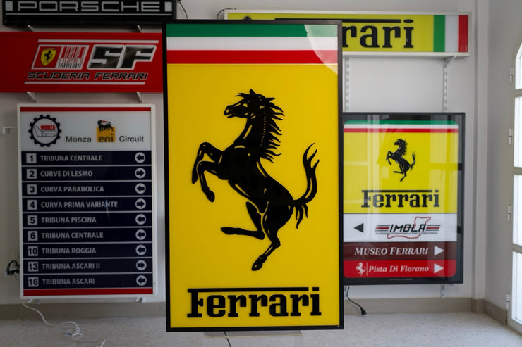 2015 Ferrari XL official dealership illuminated sign