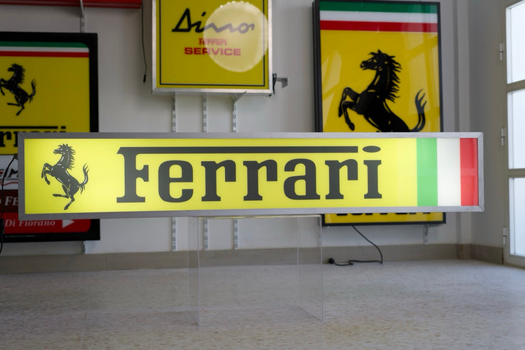 2000's Ferrari Servizio Assistanza dealer illuminated sign