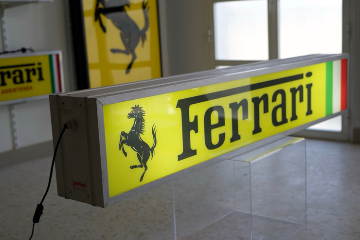 1981 Ferrari official dealer double side illuminated neon very long sign