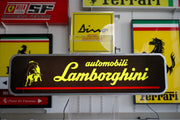 1990s Lamborghini Automobili official dealership vintage illuminated sign