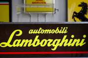 1990s Lamborghini Automobili official dealership vintage illuminated sign