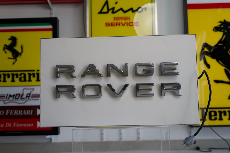 2000s Range Rover Large official dealership illuminated sign – Formula ...