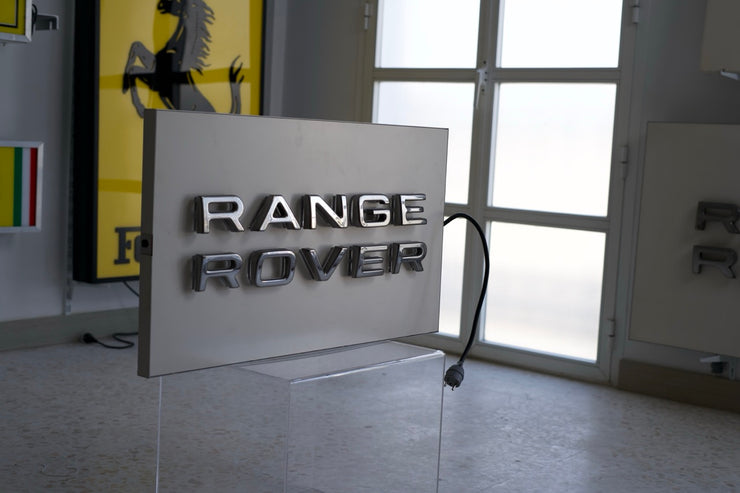 2000s Range Rover Large official dealership illuminated sign