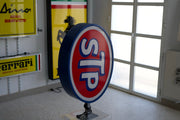 1980s STP motor oil illuminated neon sign