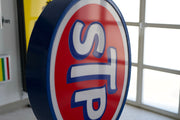 1980s STP motor oil illuminated neon sign