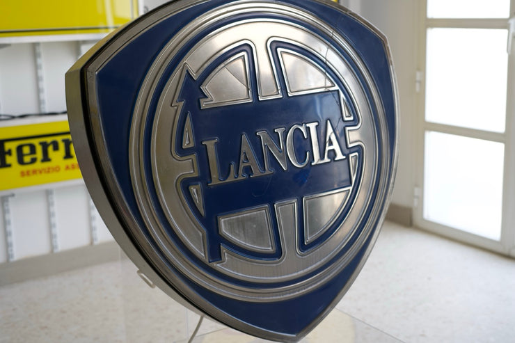 1990s Lancia official dealer large illuminated sign