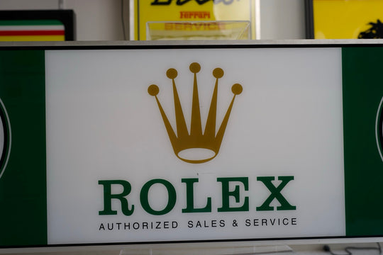 1990s Rolex HUGE official dealer illuminated sign – Formula 1