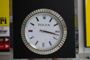 2000s Rolex Geneva official dealer illuminated clock sign