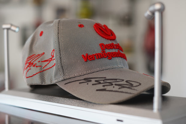 Michael Schumacher 2010 Signed Deutche Vermogensberatung Hat