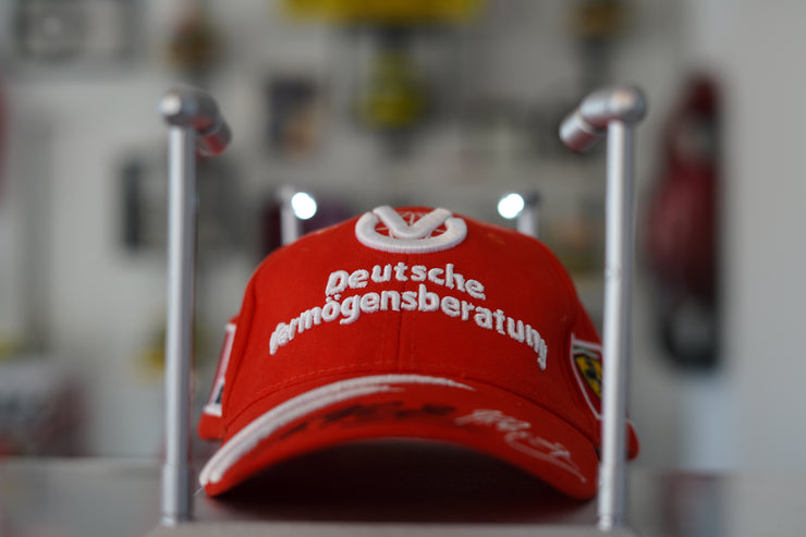 Michael Schumacher Deustch Vermogensberatung Signed Hat