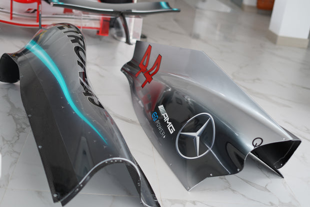 2018 Lewis Hamilton race used engine cover