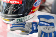 1994 Michael Schumacher Silverstone Grand Prix Race Used Helmet and Gloves