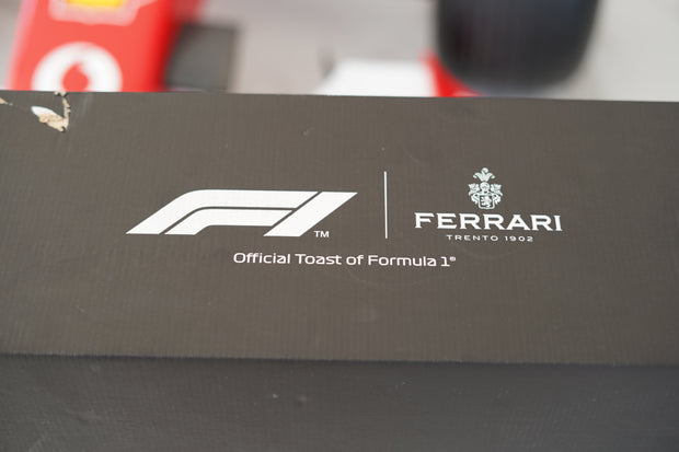 2021 Spanish GP Official Ferrari Trento Podium Bottle Signed by Hamilton, Verstappen & Bottas